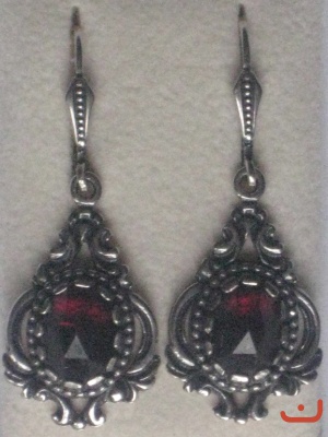 Granat Ohrpendel 1034