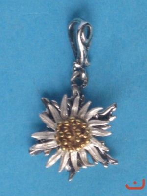 Silberdistel  Anhänger A-2018