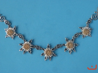Silberdistel Collier C-2079