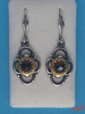 Granat Ohrpendel P-5028