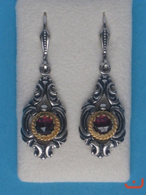 Granat Ohrpendel P-5029