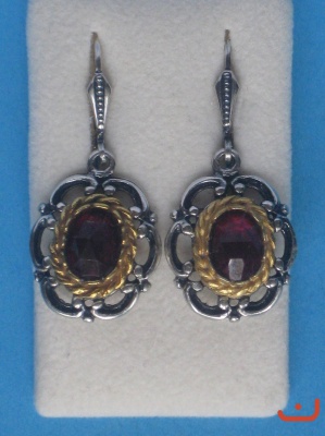 Granat Ohrpendel P-5035