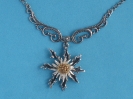 Silberdistel Collier C-2040