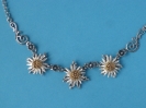 Silberdistel Collier C-2060