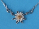 Silberdistel Collier C-2039