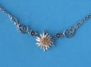 Silberdistel Collier C-2033